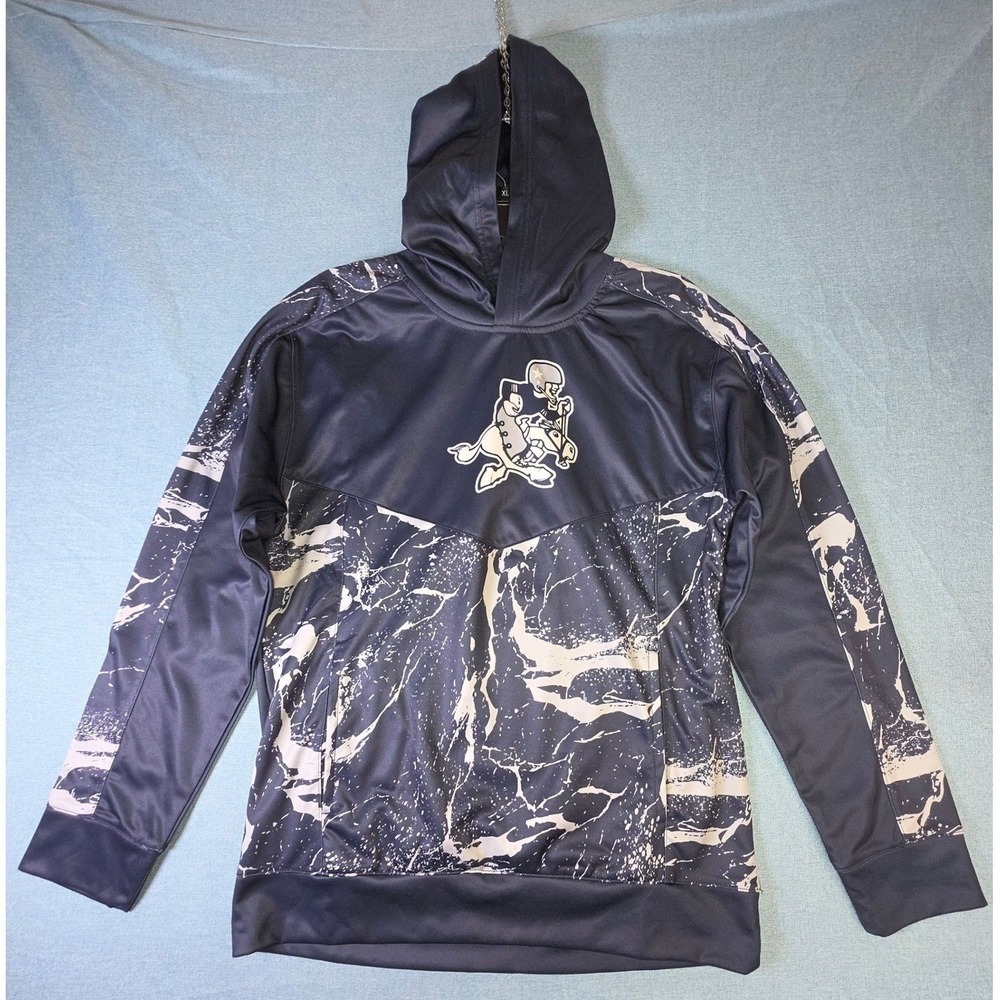 NFL Dallas Cowboys Youth XL 18/20 Hoodie Navy Marble Splatter 9K1B7FH7L-COW NWT